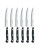 Henckels International Classic S 6 Piece Steak Knife Set - BLACK