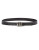 Calvin Klein Reversible Skinny Leather Belt - BLACK/BLACK - MEDIUM