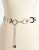 Nine West Oval Chain Belt - SILVER - MEDIUM/LARGE