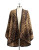 Lord & Taylor Leopard Print Ruana - CAMEL