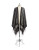 Lauren Ralph Lauren Signature Wool Cape Shawl - BLACK/LIGHT GREY