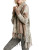 Free People Fringed Woolen Geo Knit Poncho-BEIGE - BEIGE - X-SMALL