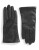 Lord & Taylor Cashmere-Lined 9" Leather Gloves - BLACK - 6