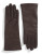 Lord & Taylor Cashmere-Lined 10.75" Leather Gloves - BROWN - 6.5