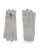 Kate Spade New York Gathered Bow Knit Gloves - GREY