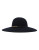 Reiss Wide-Brim Wool Hat with Metal Bar - NAVY - MEDIUM