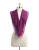 Lord & Taylor Fringe Ombre Infinity Scarf - BERRY