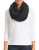 Calvin Klein Knit Infinity Scarf - BLACK