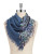 Echo Colourblock Print Scarf - DENIM