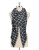 Collection 18 Woven Windowpane Runway Wrap - JET BLACK