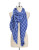 Collection 18 Woven Windowpane Runway Wrap - IRIS BLUE