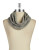 Lauren Ralph Lauren Embellished Knit Infiniti Scarf - FAWN GREY HEATHER