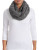 Echo Mixed Boucle Infinity Scarf - DARK GREY