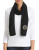 Lauren Ralph Lauren Monogram Merino-Wool Blend Scarf - BLACK