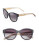 Burberry 54mm Two-Tone Wayfarer Sunglasses - BLACK