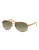 Tory Burch Ralph Logo Aviator Sunglasses - BLACK