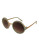 Jeanne Beker Round Sunglasses - BLUE/GOLD