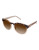 Vince Camuto Two-Tone Keyhole Sunglasses - TORTOISE