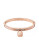 Michael Kors Rose Gold Tone Pavé Padlock Bangle Bracelet - ROSE GOLD