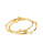 Diane Von Furstenberg Twigs and Links Bangle Bracelet Set - GOLD