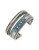 Bcbgeneration Mega Cuffs 2 Row Stone Cuff Bracelet - TURQUOISE