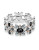 Guess Mixed Stone Stretch Bracelet - SILVER
