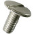 Papc 8-32x1/4 Chicago Screws 4Pcs