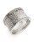 R.J. Graziano Textured Hinged Cuff Bracelet - SILVER