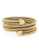 Bcbgeneration Coil Two Tone Stretch Wrap Bracelet - GOLD