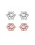 Swarovski Silver Plated Swarovski Crystal Stud Earring - ASSORTED