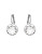 Swarovski Silver Plated Swarovski Crystal Dangle Earring - SILVER