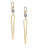 Chan Luu Geo Icon Drop Earrings - GOLD