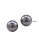 Carolee 12mm Charcoal Pearl Stud Earrings - CHARCOAL