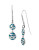 Diane Von Furstenberg Belle de Jour Twig Round Double Drop Earring - TEAL