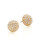 Lonna & Lilly Round pavé Stud Earrings - GOLD