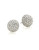 Lonna & Lilly Round pavé Stud Earrings - SILVER