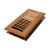 4 Inch x 10 inch Maple Louvered Floor Register