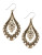 Lucky Brand Lucky Brand Filligree Oblong Earrings - GOLD