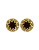 House Of Harlow 1960 Mini Sunburst Stud Earrings - BLACK/GOLD