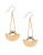 Lucky Brand Half-Moon Drop Earrings - GOLD