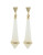 House Of Harlow 1960 Geometric Drop Earrings - WHITE