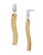Robert Lee Morris Soho Prisma Two Tone Sculptural Stick Linear Earring - TWO TONE