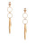 Gerard Yosca Lightening Gold-Plated Dangle Earrings - GOLD