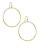 Trina Turk Wire Hoop Earrings - GOLD