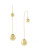 Bcbgeneration Metal Ball Threader Earrings - GOLD
