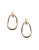 Anne Klein Doorknocker Earrings - SILVER