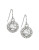 Cezanne Pave Rhinestone Drop Earrings - CRYSTAL