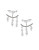 Nadri Dangling Jacket Stud Earrings - SILVER