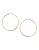 Guess Thin Rose Tone Hoop Earring - ROSE GOLD