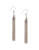 Lucky Brand Chainlink Drop Earrings - SILVER